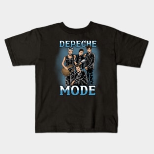 Depeche Mode - Vintage 80s Aesthetic Design Kids T-Shirt